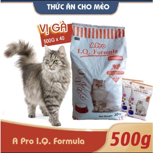 Thức Ăn Hạt Cho Mèo Apro IQ Formula Gói 500g