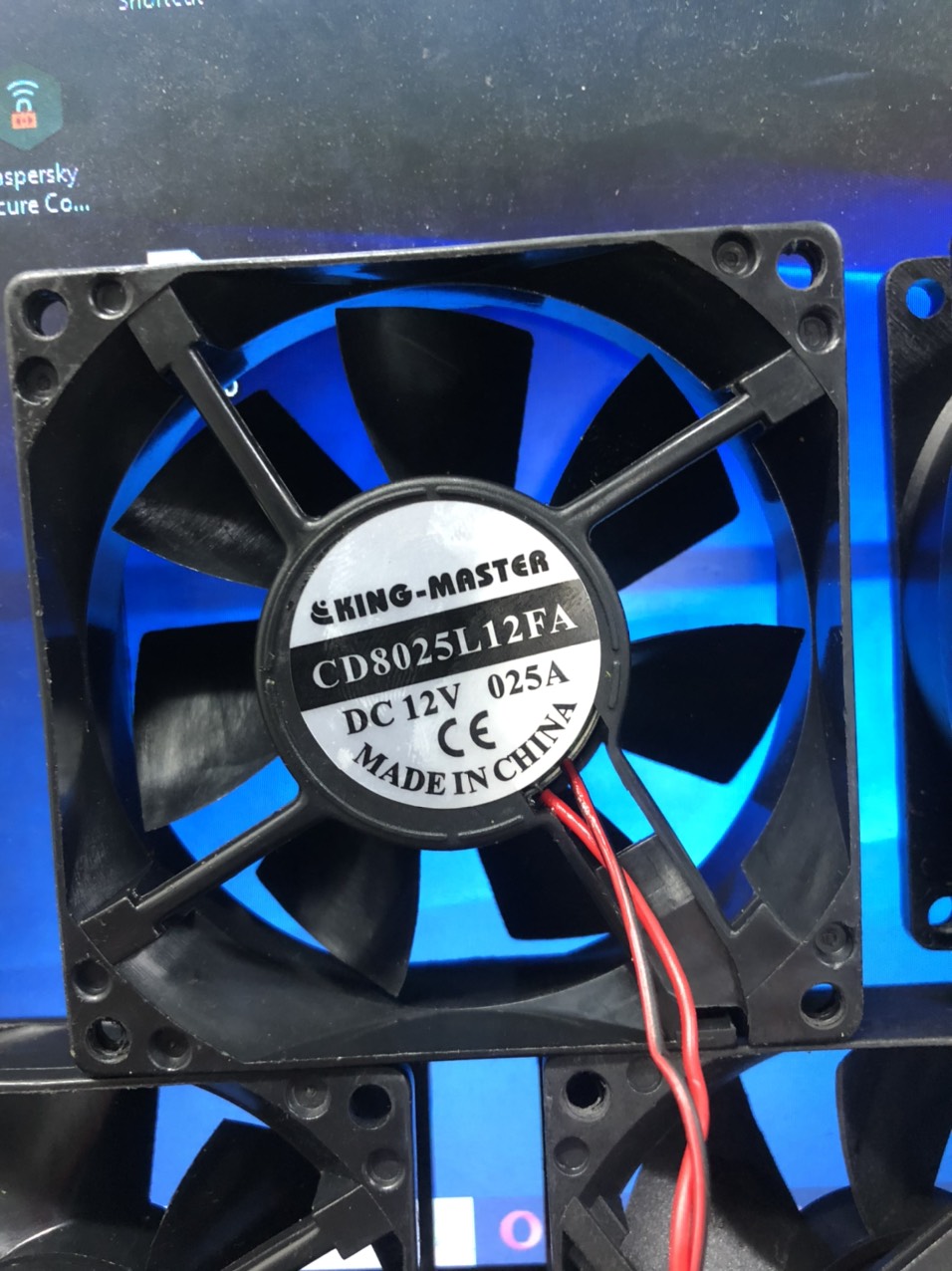 Fan Case 8CM - Làm Mát Thùng CPU - Màu đen