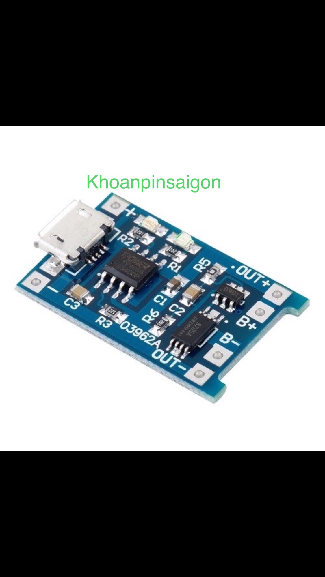Mạch 1s sạc pin lion TC4056 , cổng Micro USB, bộ 1 chiếc
