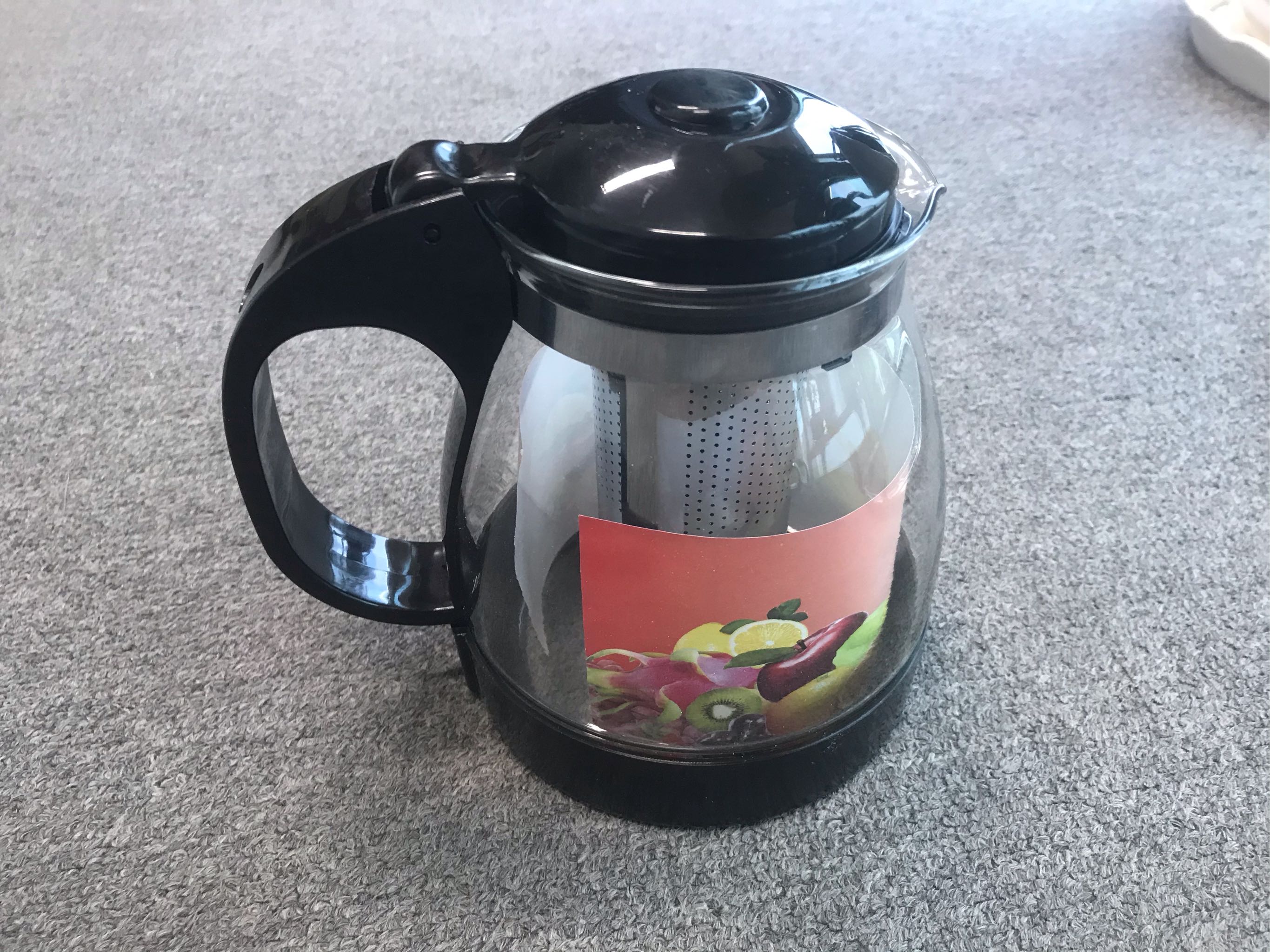 Ấm pha trà thủy tinh có lưới lọc Inox 304 dung tích 1300ml