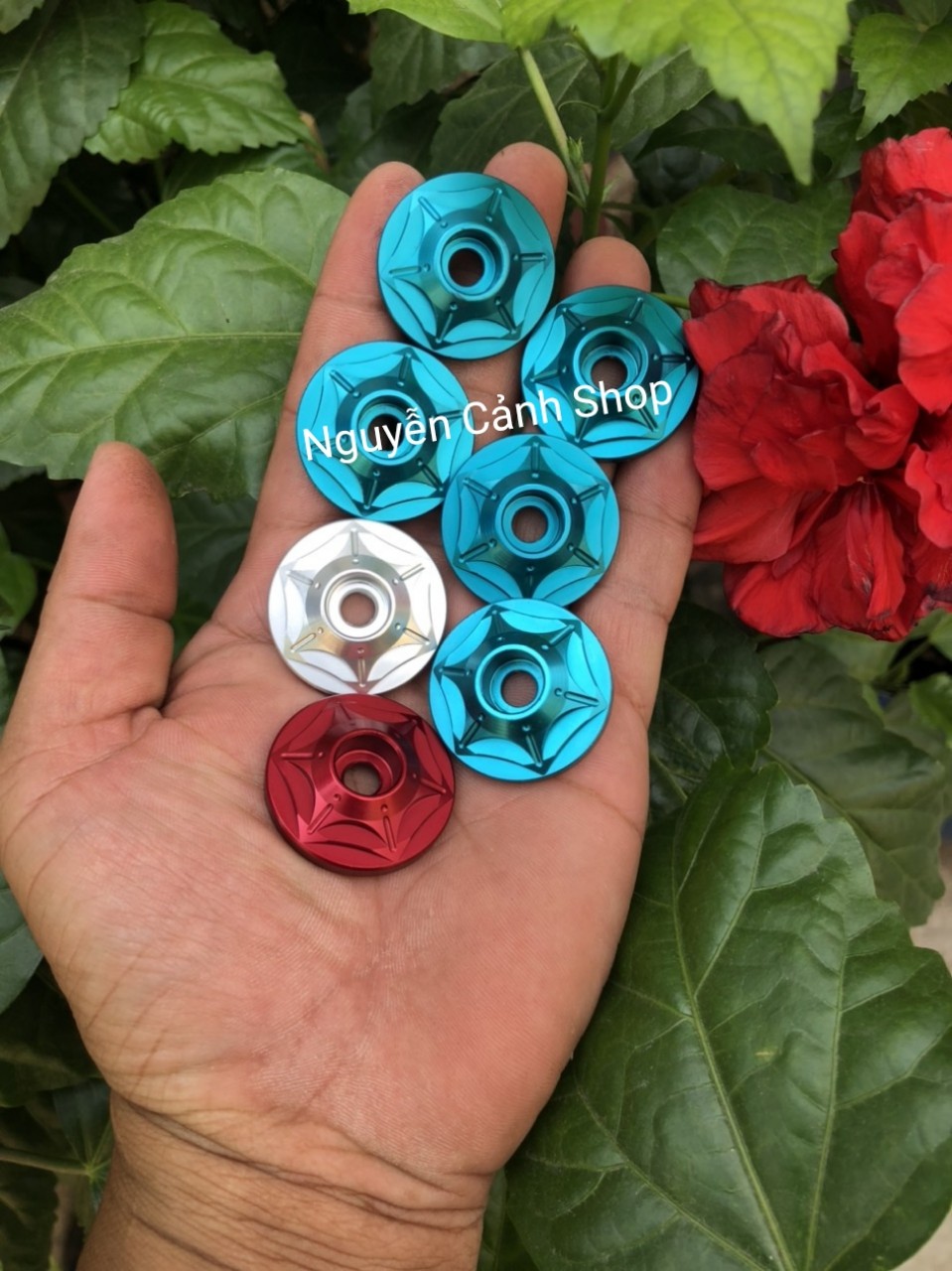 [HCM]Gù trang trí Tay Lái Nhôm CNC