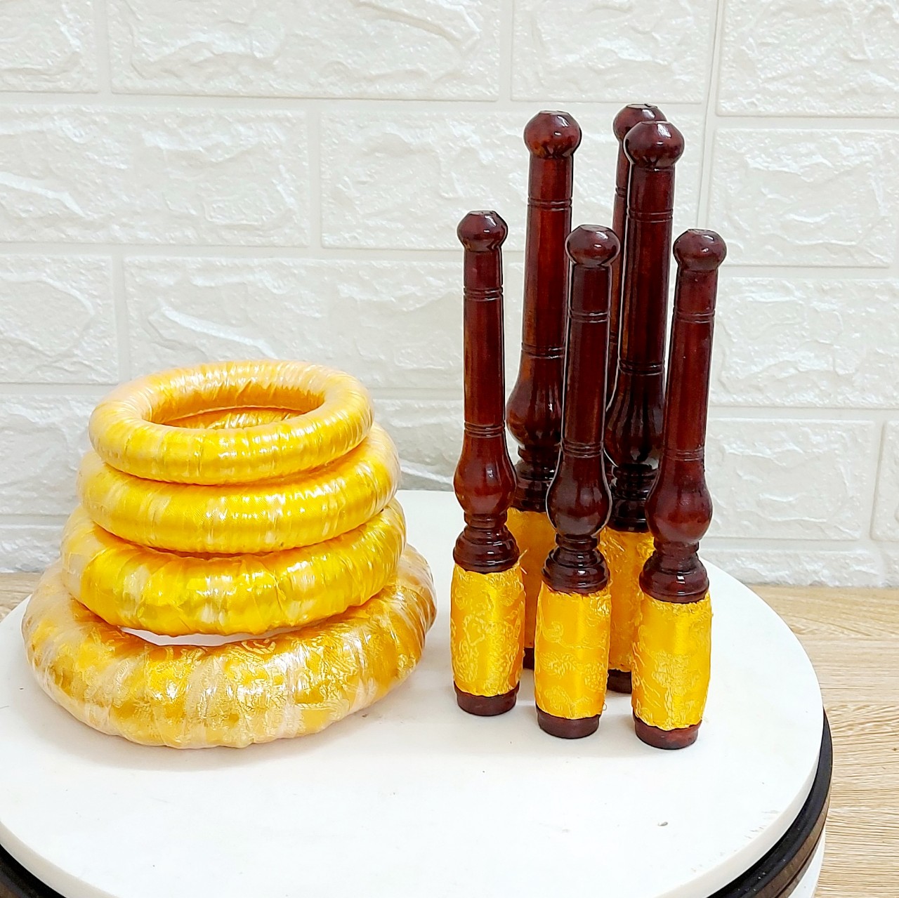 Dùi Đế Chuông Mõ Bọc Gấm Đẹp