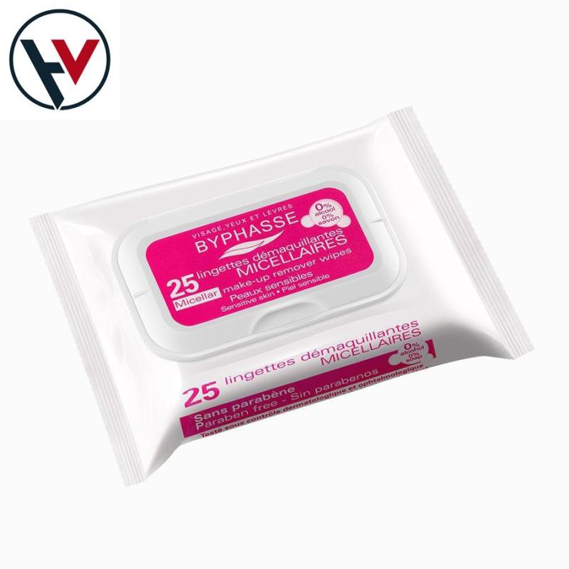 KHĂN GIẤY ƯỚT TẨY TRANG BYPHASSE MICELLAR 25 MIẾNG