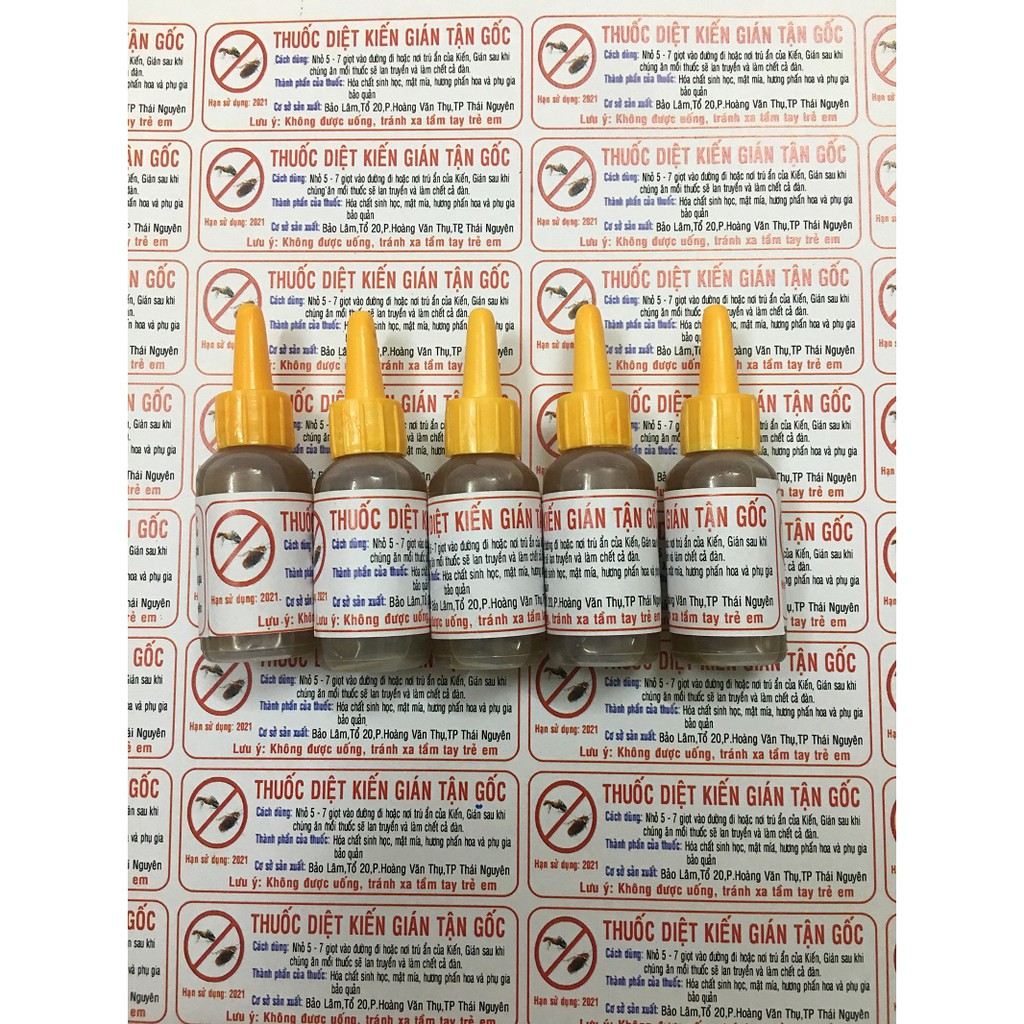 Combo 2 chai thuốc diệt kiến diệt gián sinh học