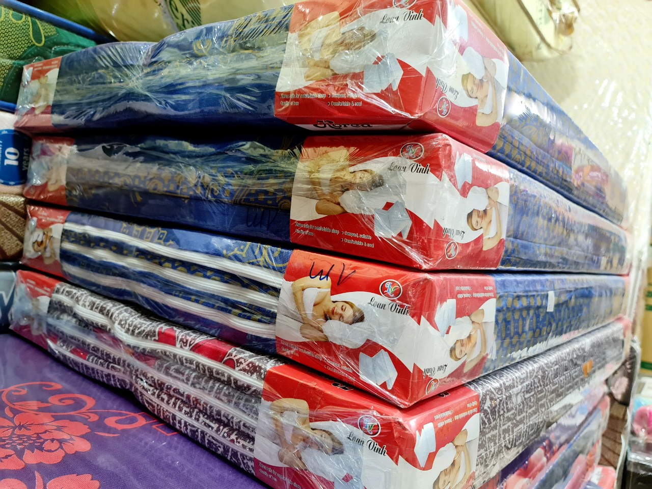 💥giá sốc💥 nệm gòn ép hàn quốc dày 3m, 5cm, 9cm đủ size giá t,ốt, nệm bông ép gấp 3, nệm gòn ép cao cấp mát, thoáng lưng, hổ trợ cột sống lưng, đau lưng, nệm gòn giá rẻ_nemtot bedding