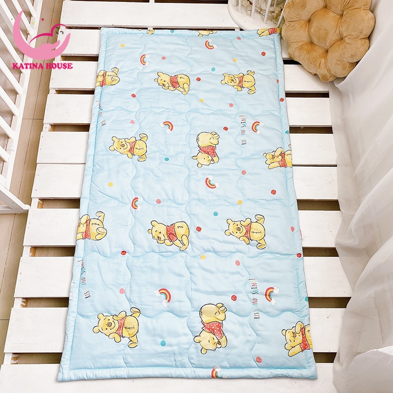 80x140cm primary school baby sleep mat heat dissipation soft high grade Tencel cloth cute pattern