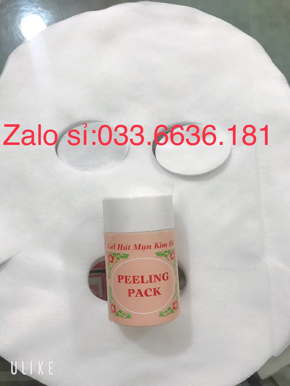 gel lột mụn cám PEELING PACK hủ 60g + 10 miếng mặt nạ giấy