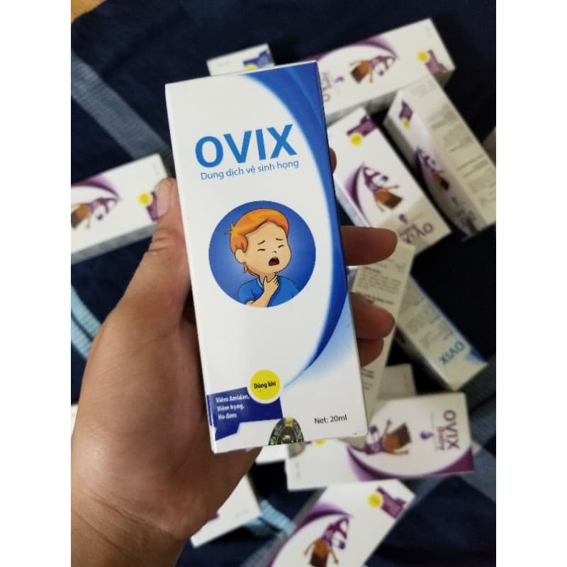 Dung dịch vệ sinh họng Ovix 20ml