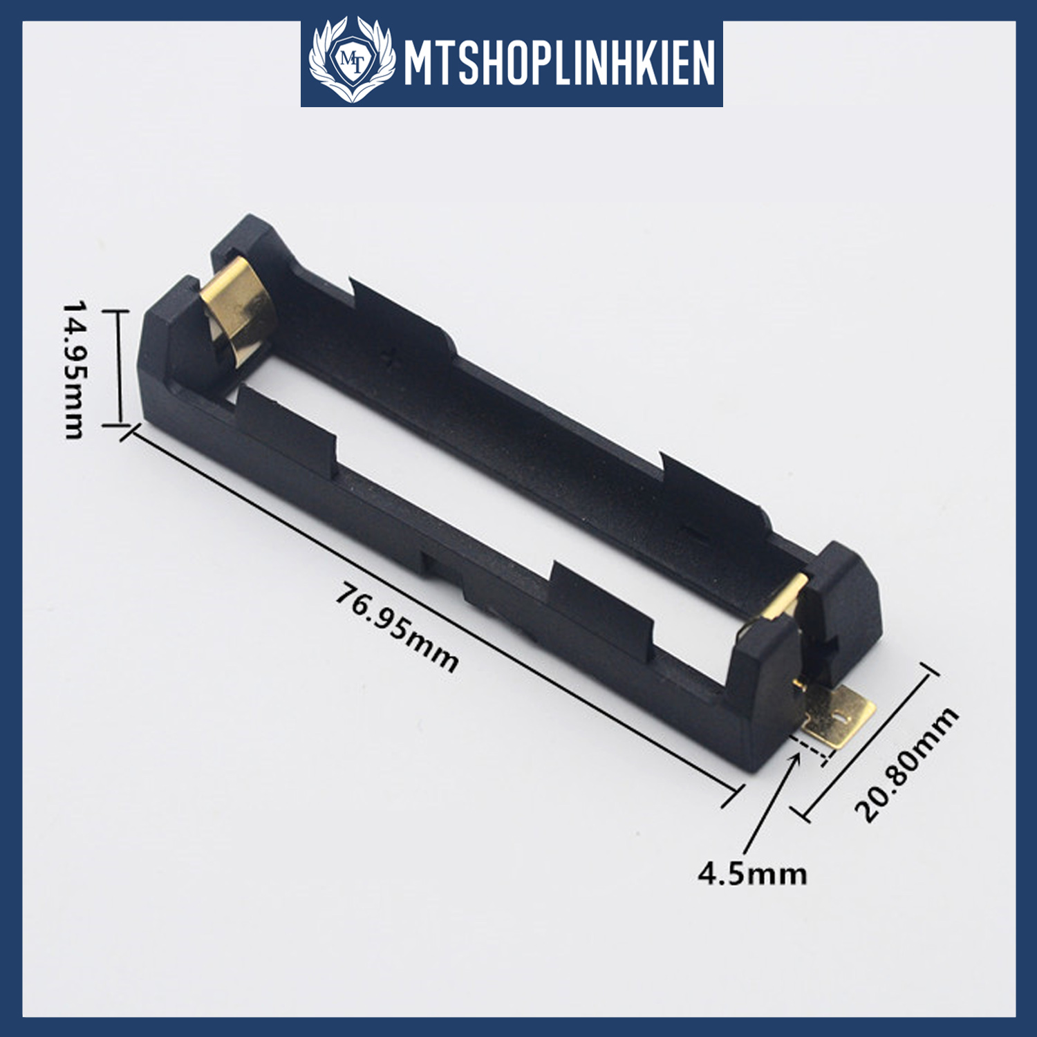 Đế pin 18650 SMT - Đế pin chân dán SMD