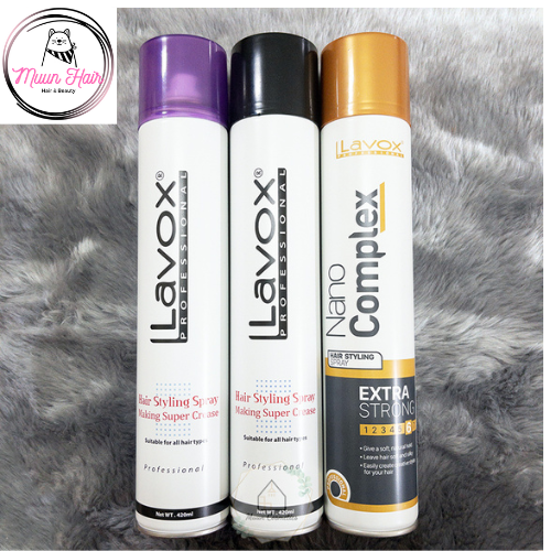 Keo Xịt Tóc Tạo Nếp Lavox 420ml
