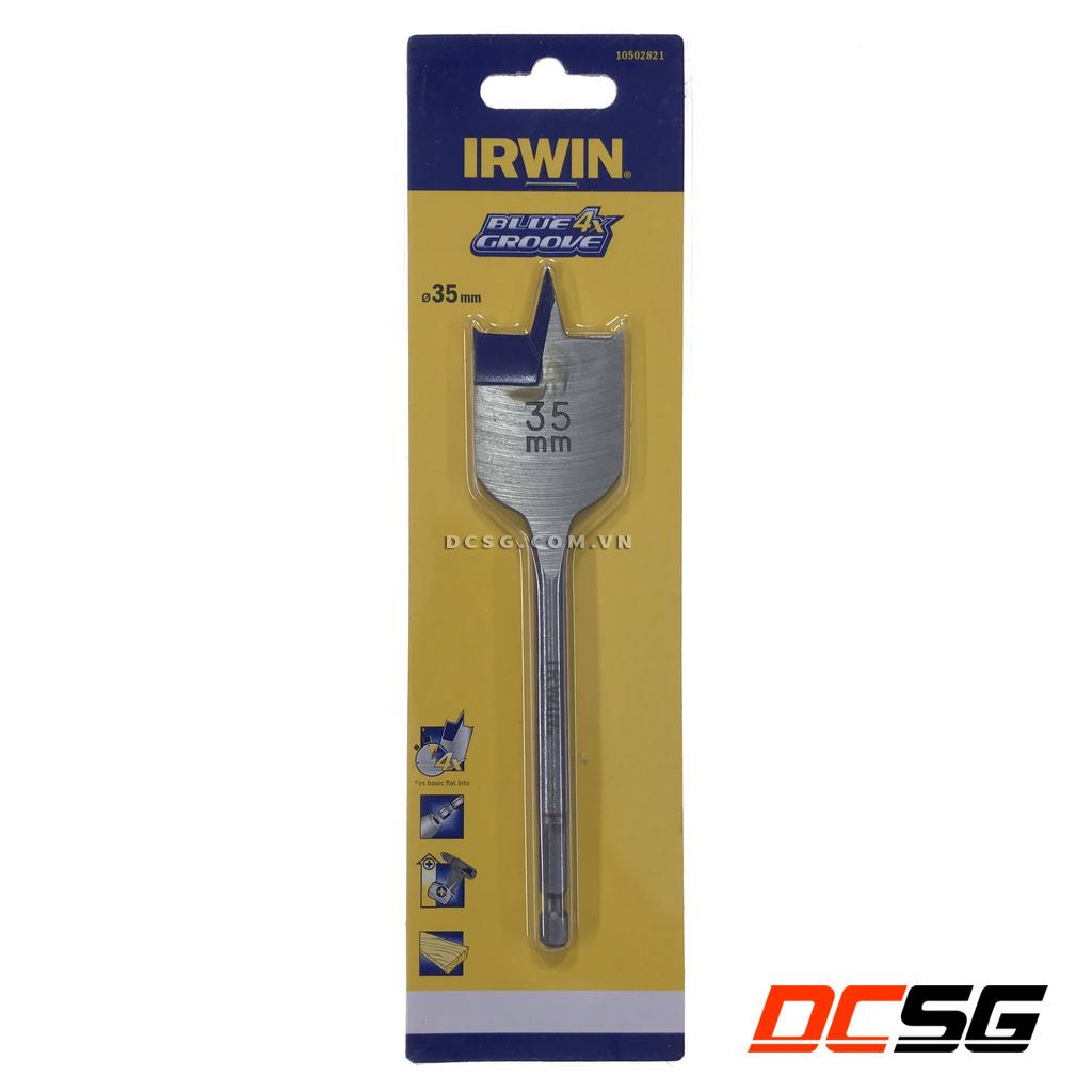 Mũi khoan gỗ đuôi cá 35mm Irwin 10502821