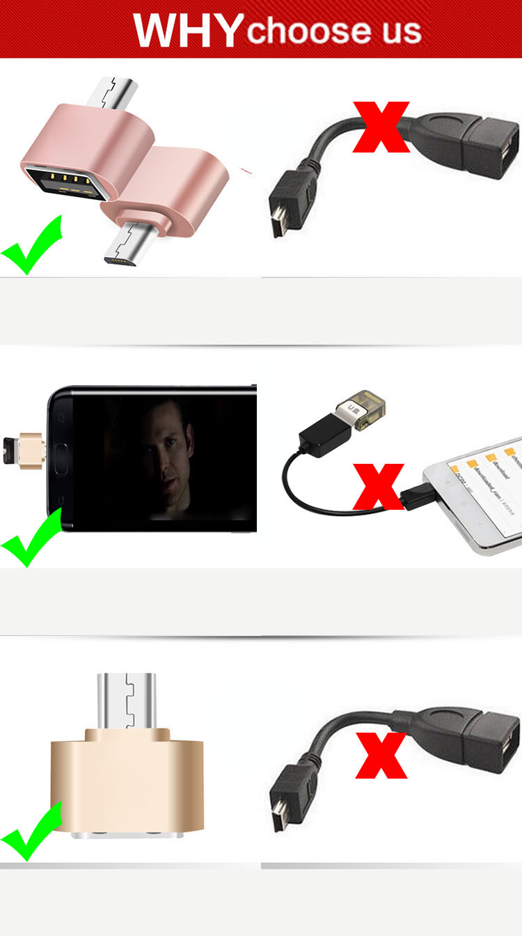 Đầu chuyển USB 2.0 sang Micro USB loaị OTG dùng cho SMARTPHONE và Bao Da Bàn Phím