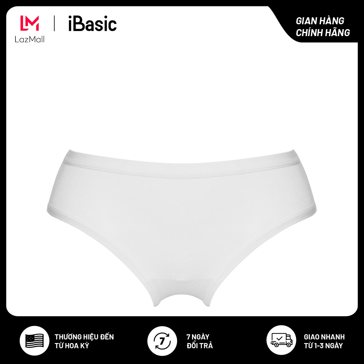 Combo 3 Quần lót nữ iBasic bamboo bikini iBasic PANW002