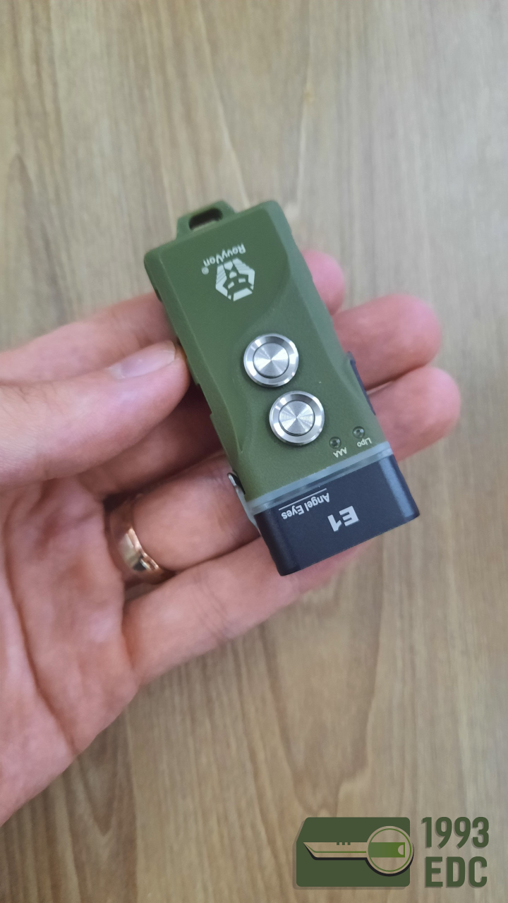 Đèn pin móc khóa Rovyvon E1, nhỏ gọn. đa năng, siêu sáng