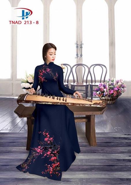 [HCM]Vải áo dài hoa anh đào