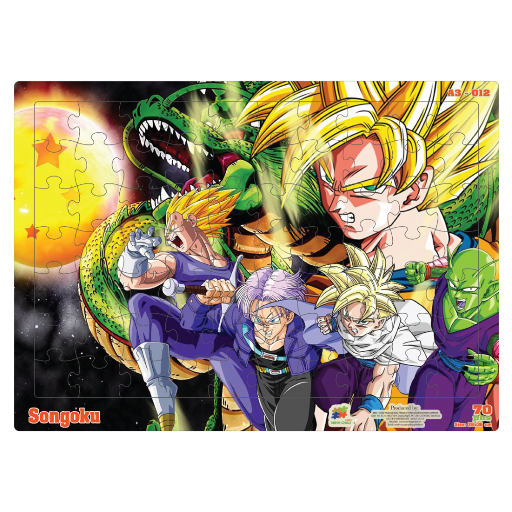 Bộ tranh xếp hình 70 mảnh songoku