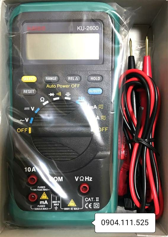 [HCM]Đồng hồ đo điện vạn năng Kaise KU-2600