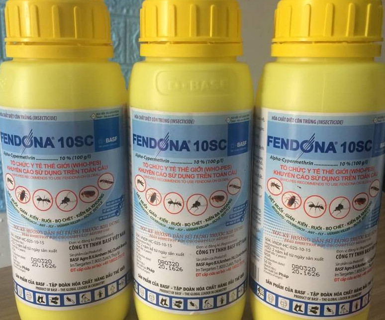 THUỐC DIỆT MUỖI VÀ CÔN TRÙNG FENDONA 10SC 500ml