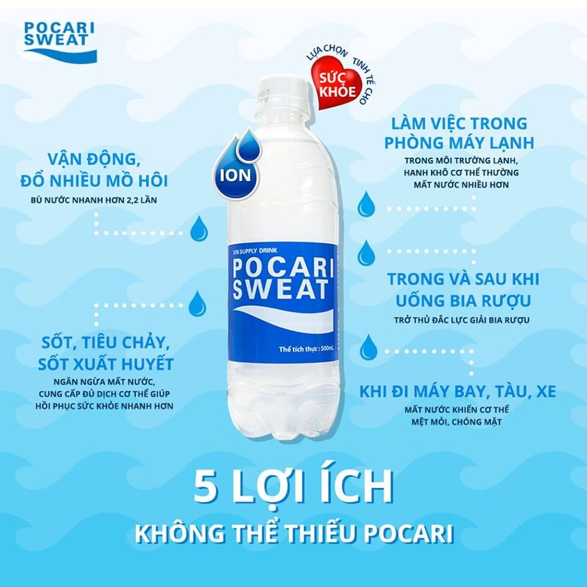 Nước Uống Bổ Sung Ion Pocari Sweet Chai 500ml