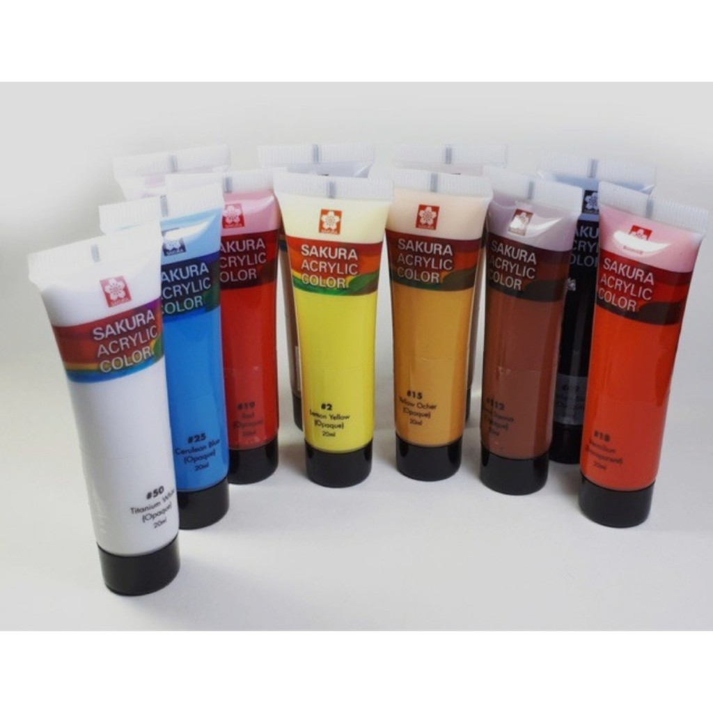 Màu Acrylic Sakura Tuýp 75Ml - Xac75 (Bảng Màu 1)