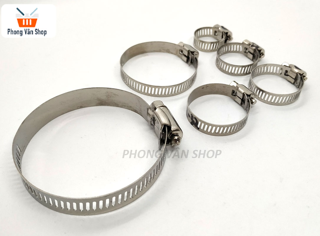 Đai xiết giữ ống nước-ga có ren đủ loại-13-16-19-22-32-44mm - Nhóm 1