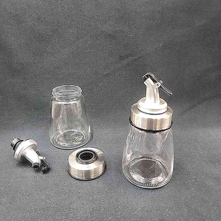 Chai thủy tinh 180ml rót dầu, đựng gia vị, nước chấm