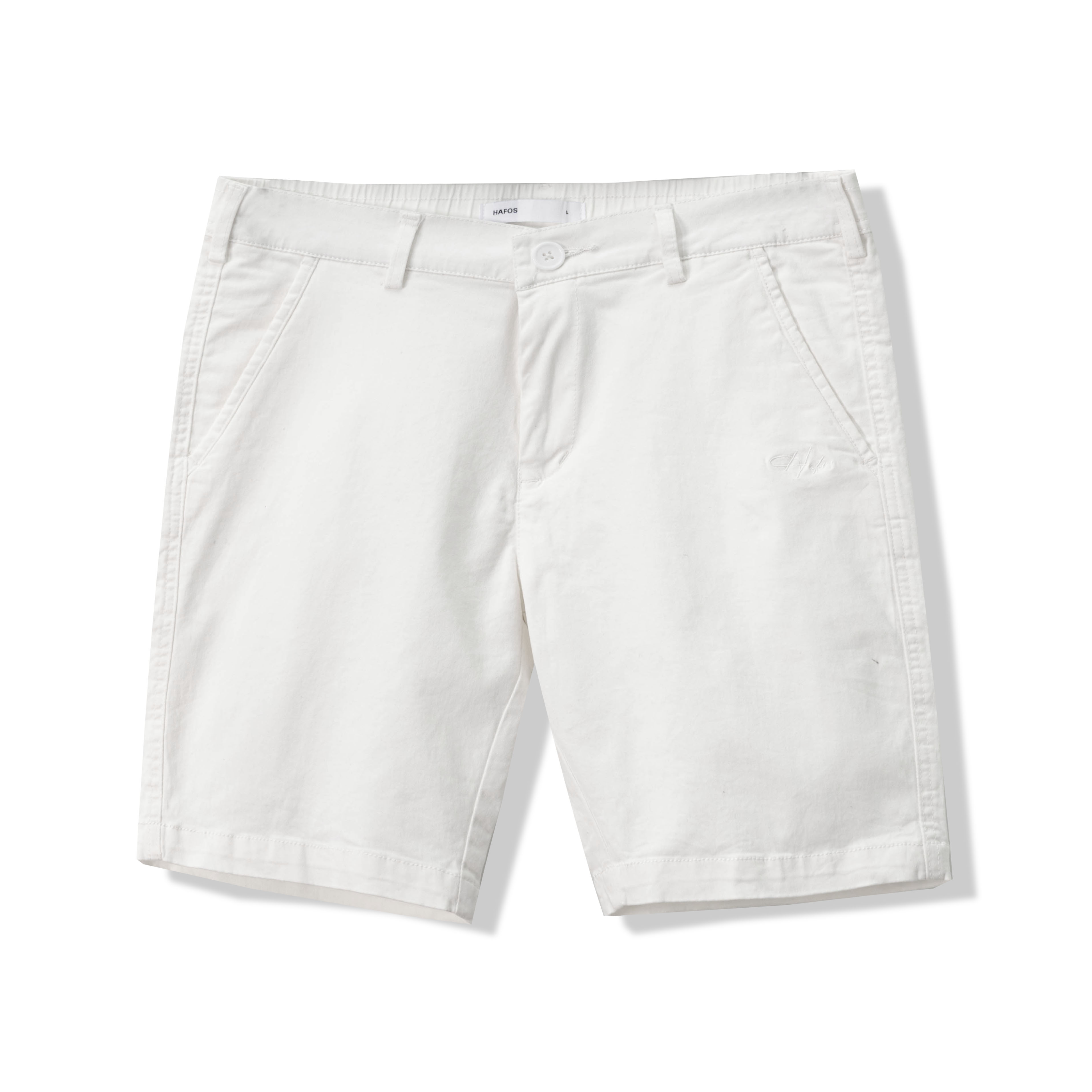 Quần short nam HAFOS Regular Basic vải Kaki co giãn, chuẩn form
