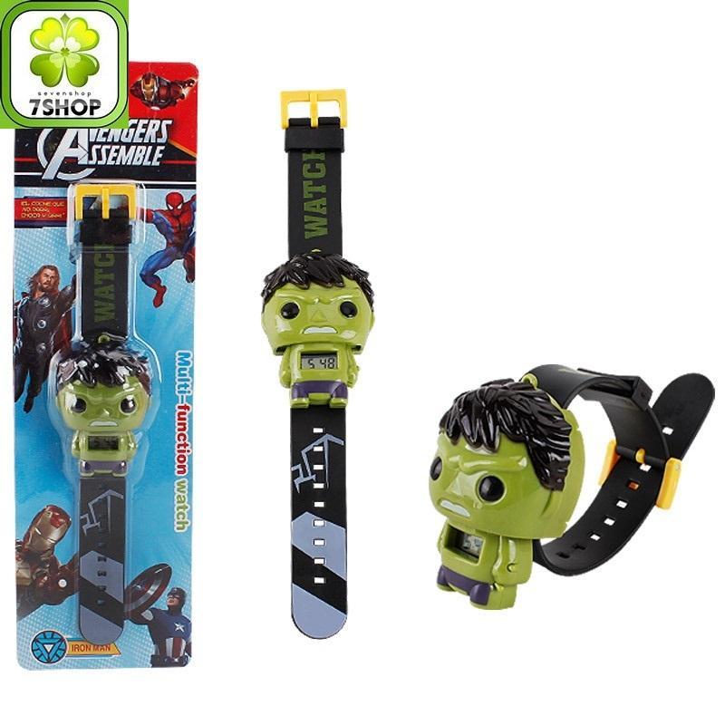 Giá bán Đồng hồ Hulk xanh cho bé