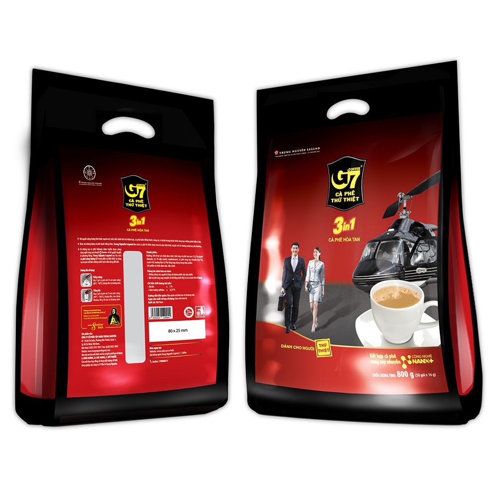 [HCM]Cà phê Trung Nguyên G7 - Cà phê G7 3in1 Bịch 50