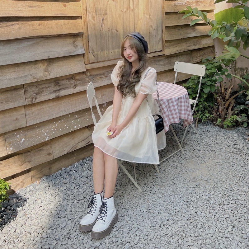 (Oldschoolcloth)aila Dress (ảnh thật/video)