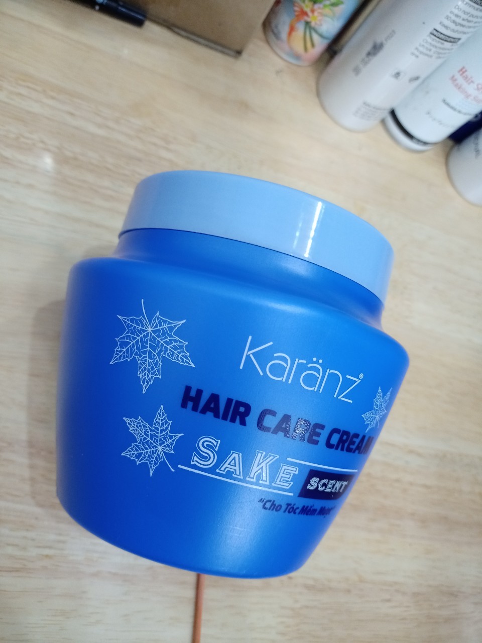 Dầu hấp tóc Karanz Sa.ke xanh dương