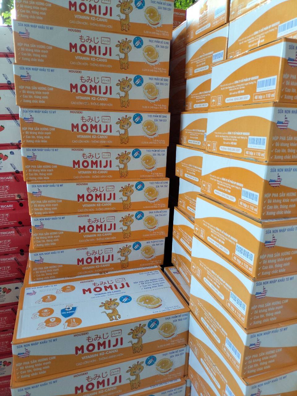 1 thùng momiji CAM 110mlx48h pha sẵn