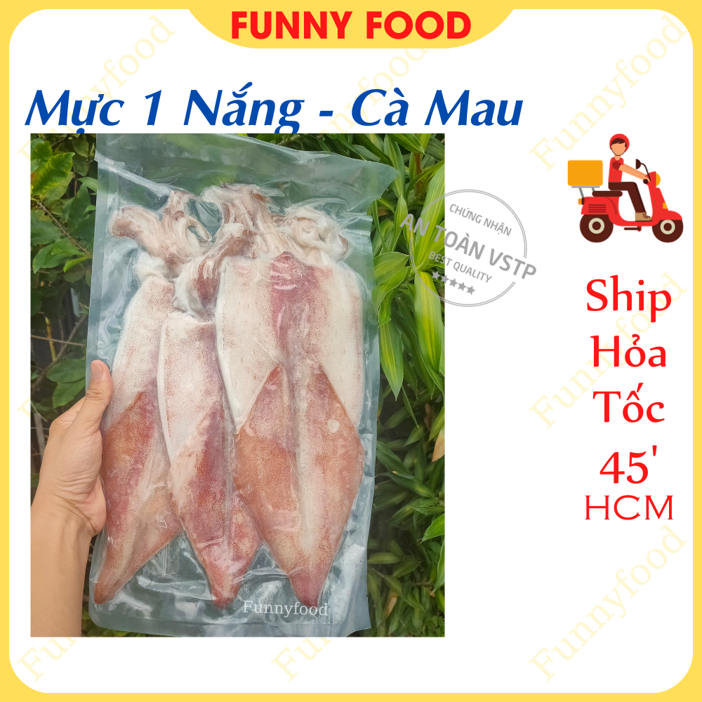 Mực 1 nắng cà mau – – mực một nắng tươi – – funnyfood