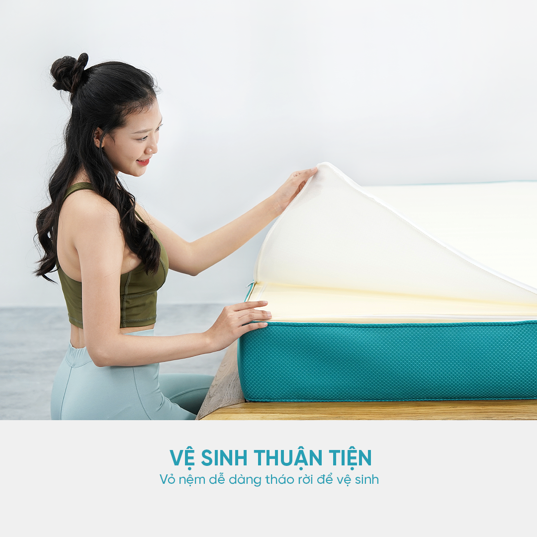[TRẢ GÓP 0%] Nệm Foam Inoac Aeroflow Fit Plus [FREESHIP + TRẢ GÓP 0Đ]