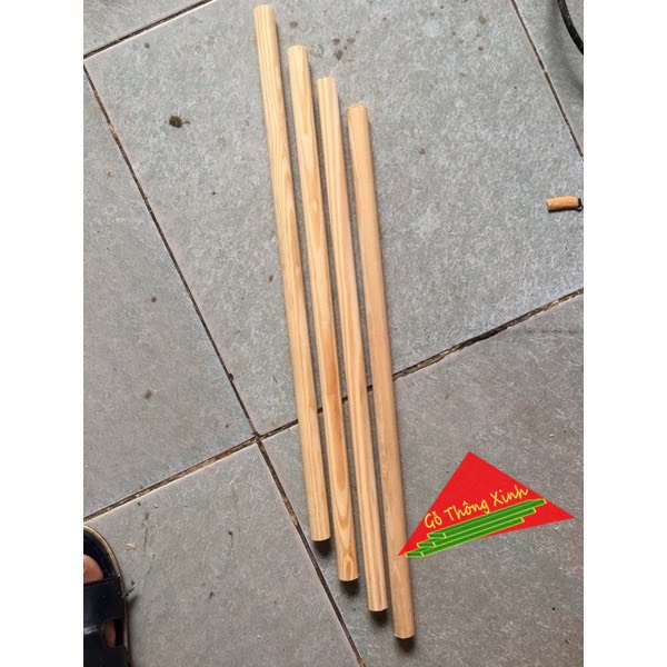 [HCM]Thanh gỗ tròn dài 50cm đường kính 2cm