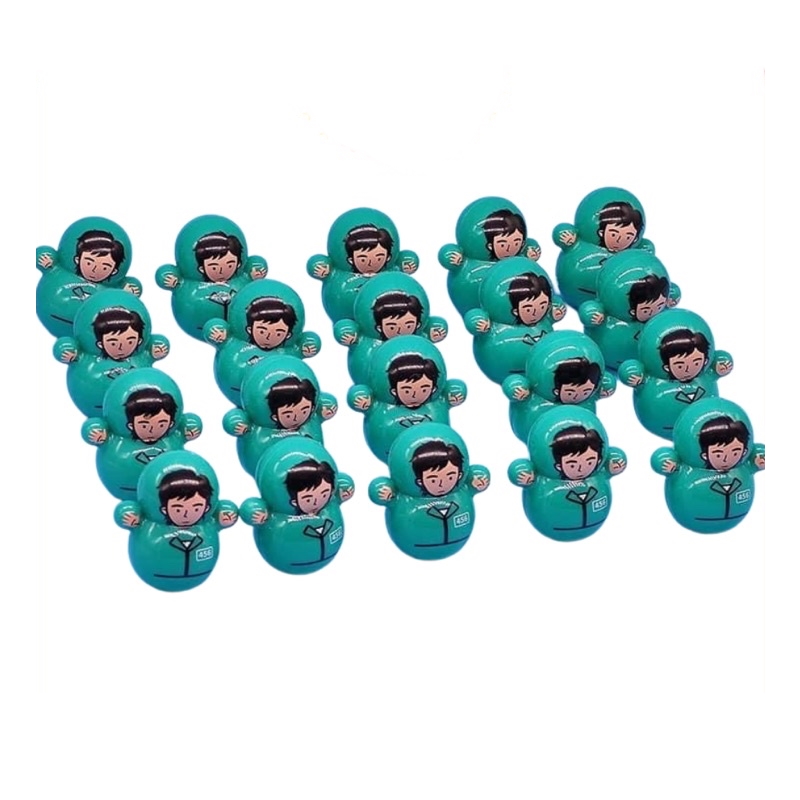 Lật đật squid game mini, đồ chơi lật đật mini doraemon cho bé cute dễ thương giá rẻ