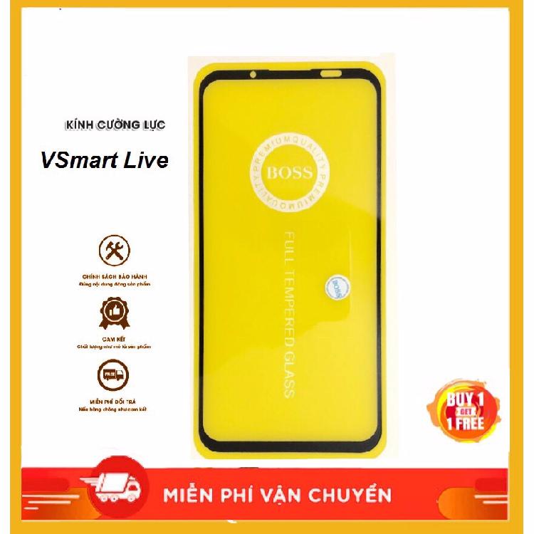 Kính cường lực 9D Vsmart bee-Vsmart Live full màn hình, full keo tặng bộ phụ kiện dán