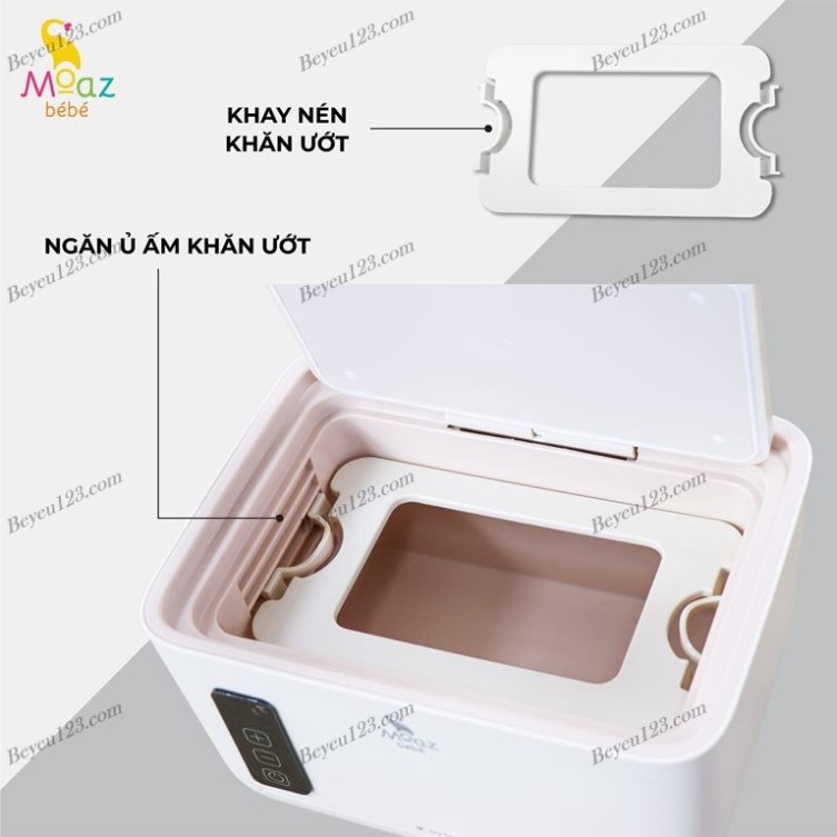 (MB059) Máy ủ / Máy làm ấm khăn giấy ướt, khăn giấy khô đa năng Moaz Bébé MB - 059 MGG