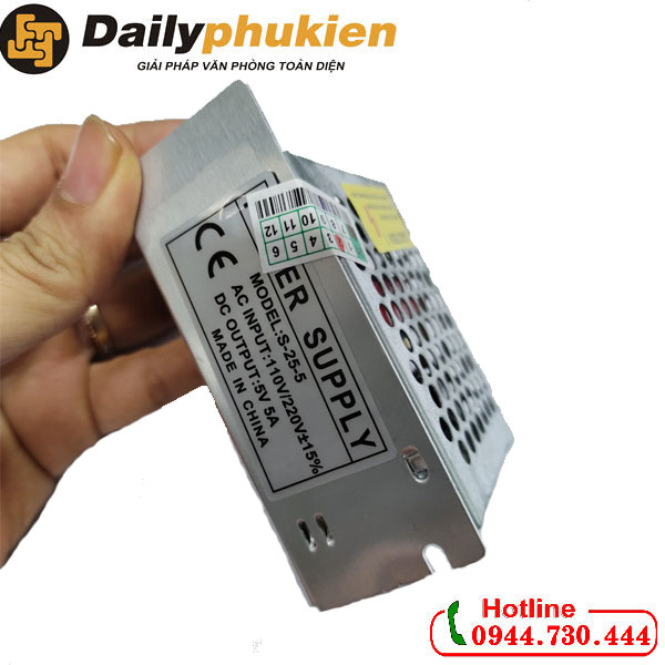 Nguồn tổ ong 5v 5a 25W xịn