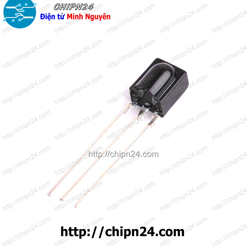 [2 cái] (KG1) Mắt thu Hồng ngoại 3 chân Vỏ nhựa IR 1838 TSOP1838