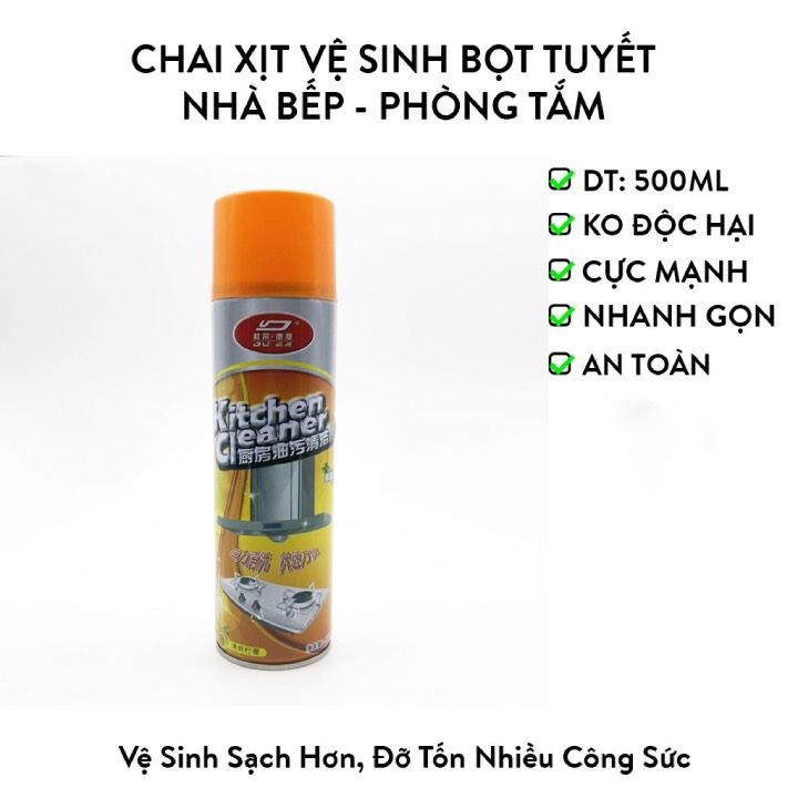 [HCM] Bình Xịt Vệ Sinh Nhà Bếp Kitchen Cleaner Đa Năng 500ml
