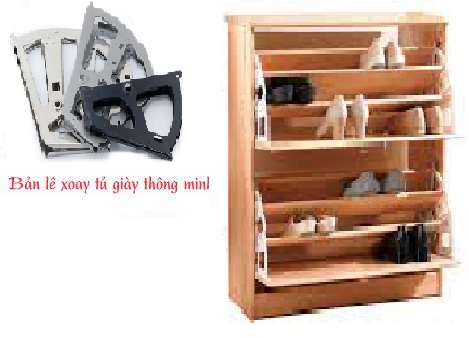 Phụ Kiện giá xoay tủ giày 2 ngăn (1 bộ / 2 cái)