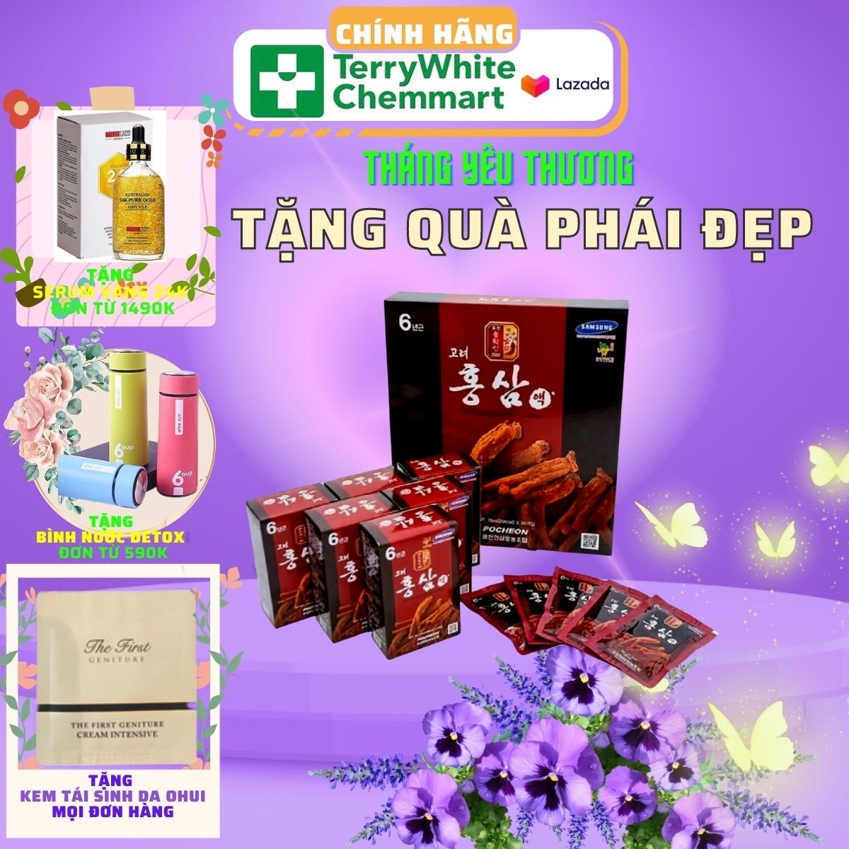 Nước hồng sâm POCHEON