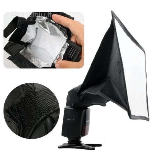 Tản sáng cho đèn flash rời softbox 20cm*30cm