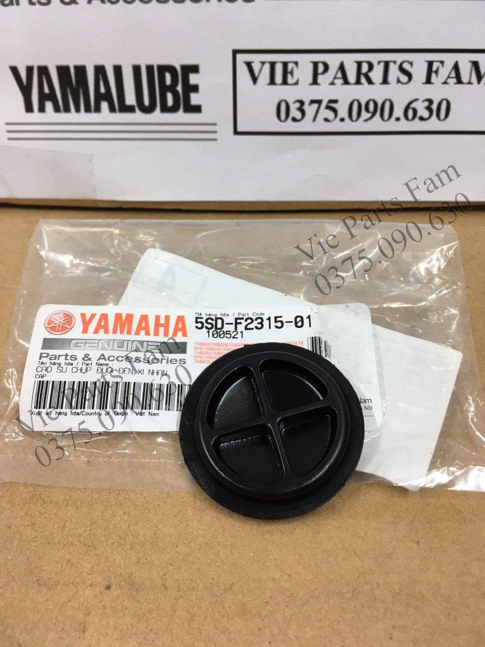 Cao su chụp hộp sên-xích chính hiệu sử dụng cho các dòng xe số yamaha