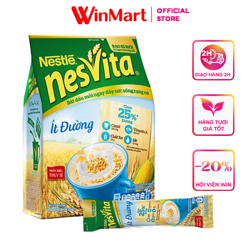 [Siêu thị WinMart] - Ngũ cốc dinh dưỡng Nesvita gói 350g