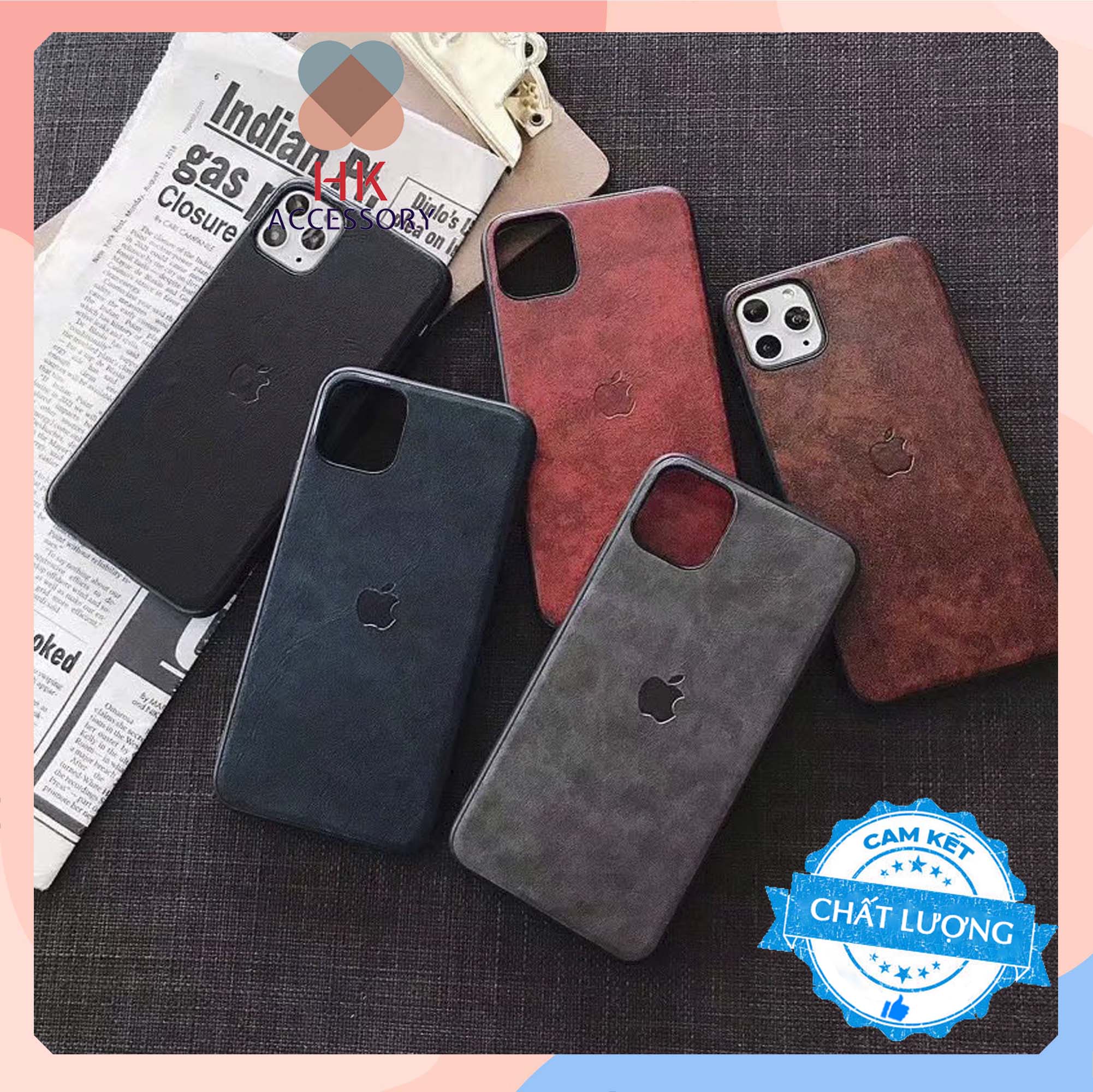 Ốp da IPHONE Chất liệu cao cấp