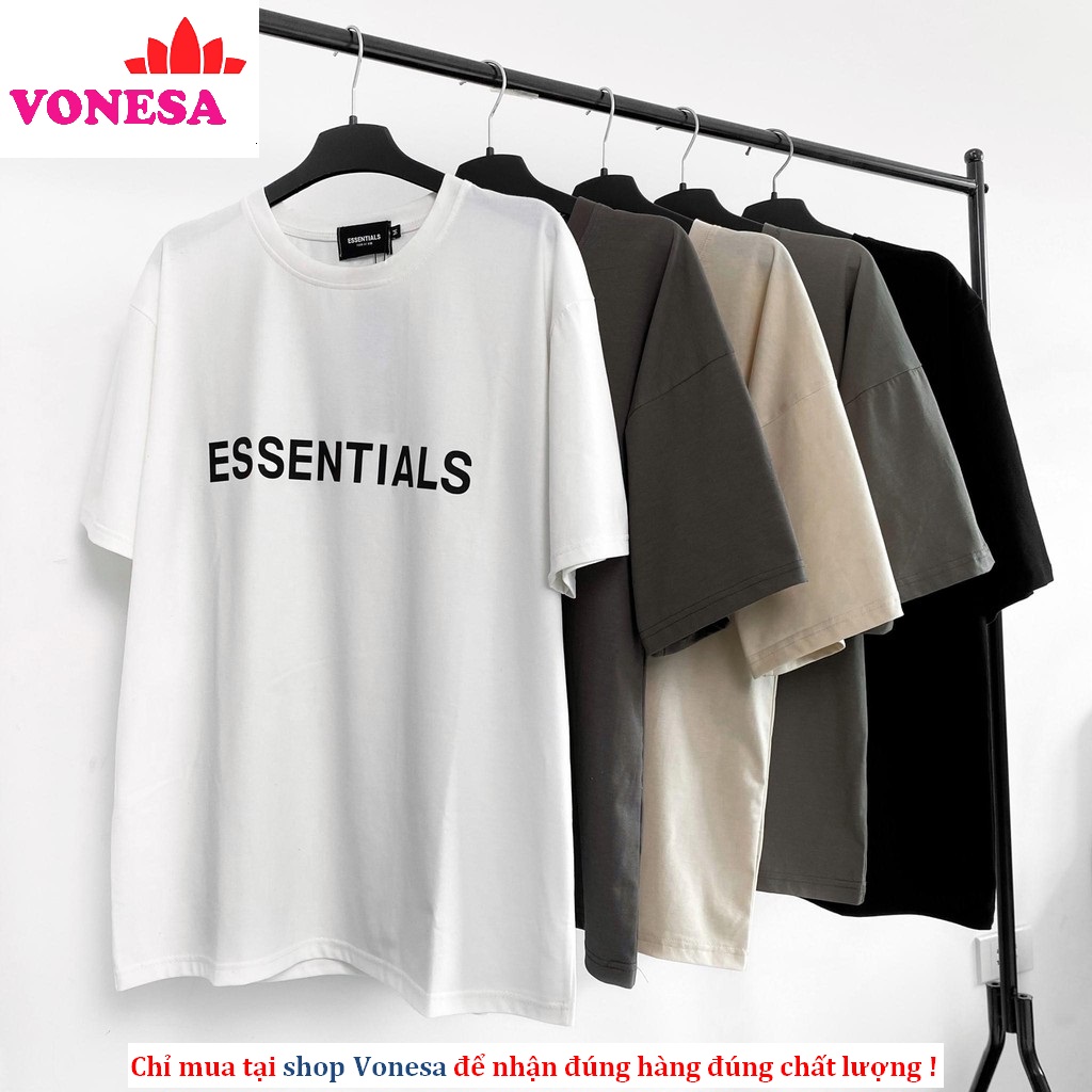 Áo thun in Essentials cao cấp  áo phông T shirt nam nữ unisex