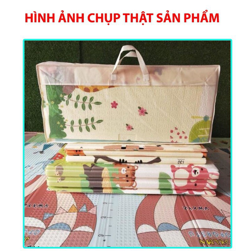 THẢM XỐP XPE PHỦ SILICON GẤP GỌN CHỐNG THẤM 180*200CM