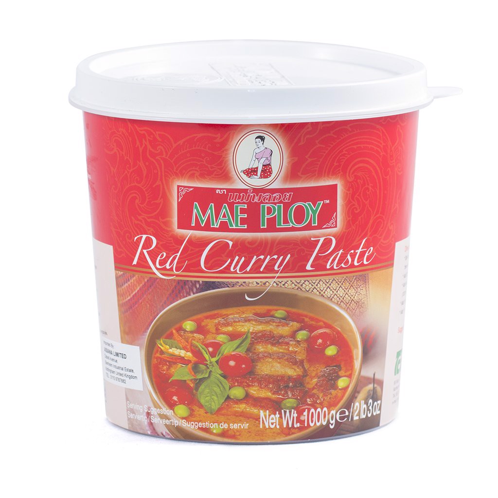 Gia Vị Cà Ri Đỏ hiệu Mae Ploy Hộp 400gr MaePloy Red Curry Paste